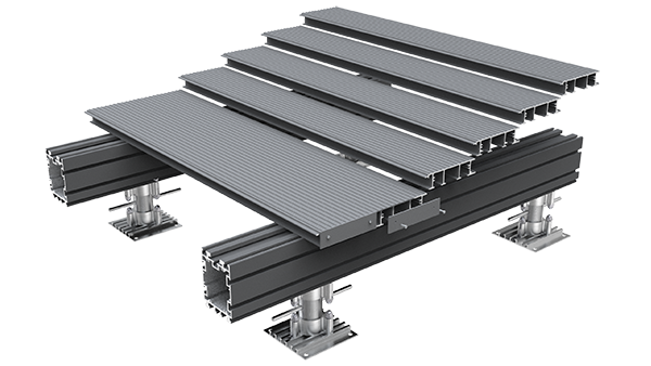 AliDeck Aluminium Metal Decking System For Balcony, Terrace and Walkway Projects