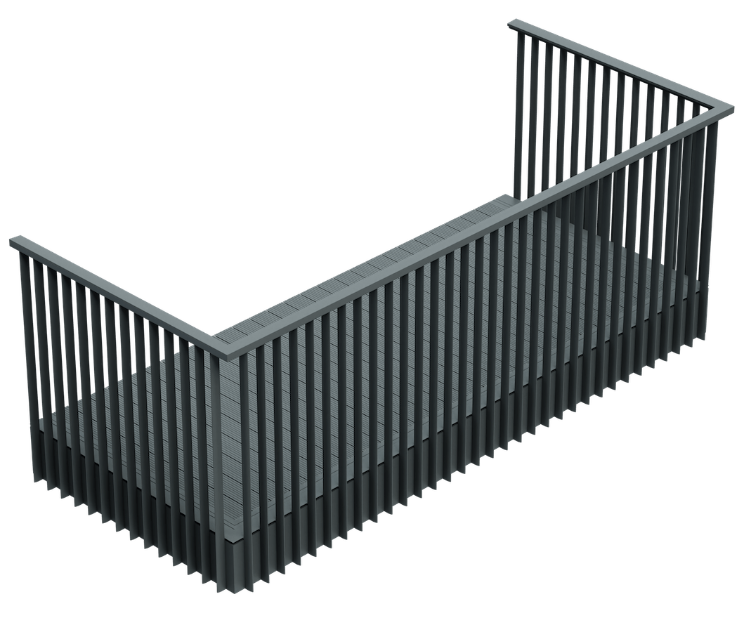 Metal Balustrades: AliRail Bullet Spindle Balustrade Railing, Vertical Infill System